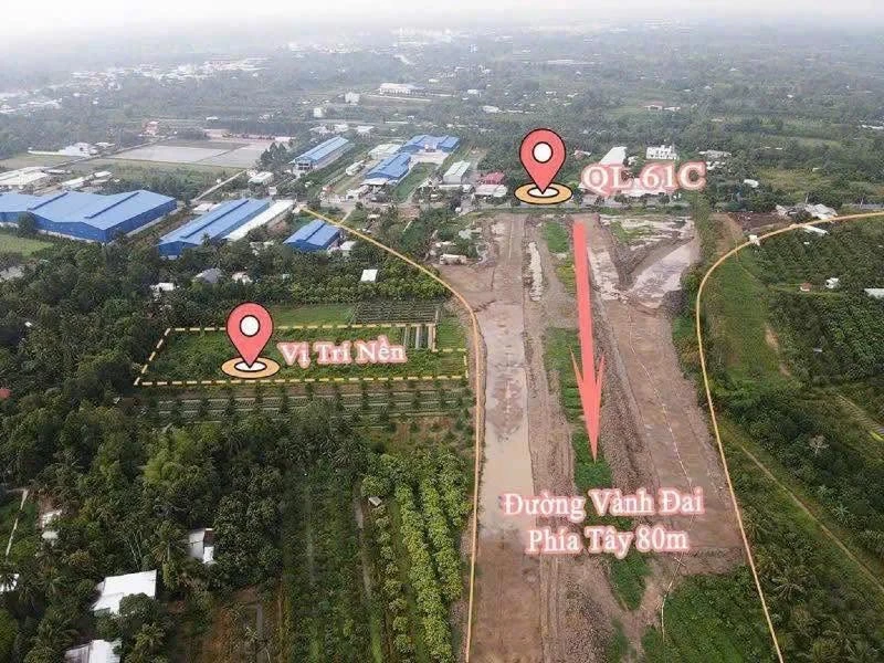 Bán đất mặt tiền 7123.4 m2 Vành Đai Tây Cần Thơ 4 triệu/m2 - Ảnh thu nhỏ 3