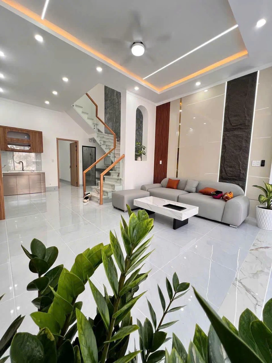 Nhà mới 1 trệt 1 lầu 3 phòng ngủ 77m² Trảng Dài, Đồng Nai - Ảnh thu nhỏ 3