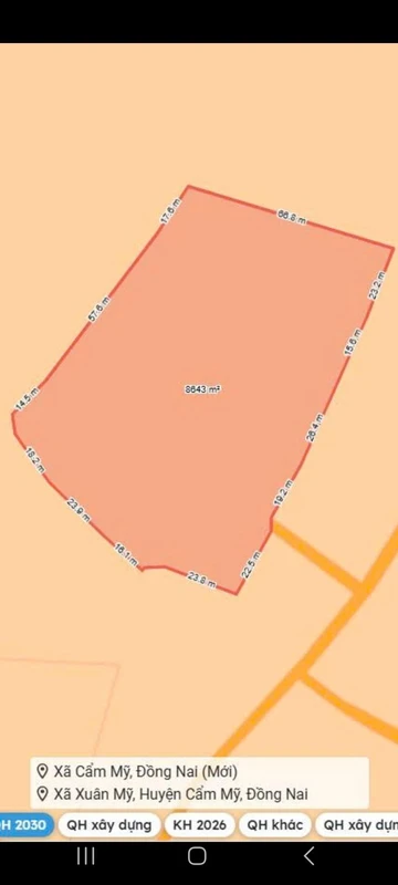 Bán mảnh vườn 8588m² Xuân Mỹ, sổ hồng riêng, có thu nhập