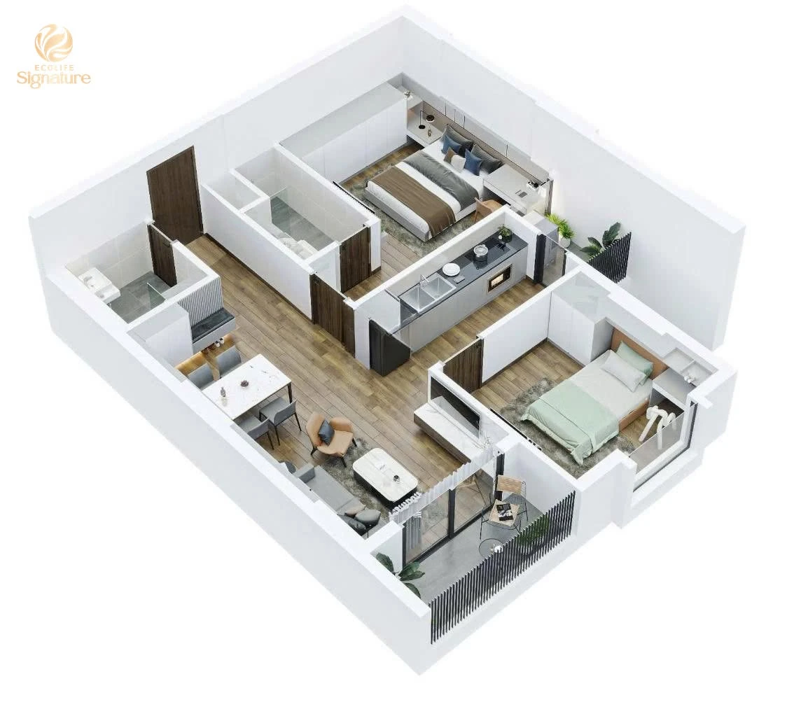Bán căn hộ 2PN 88m2 full nội thất đường Mê Linh, Liên Chiểu, Đà Nẵng giá 2,3 tỷ - Ảnh 1