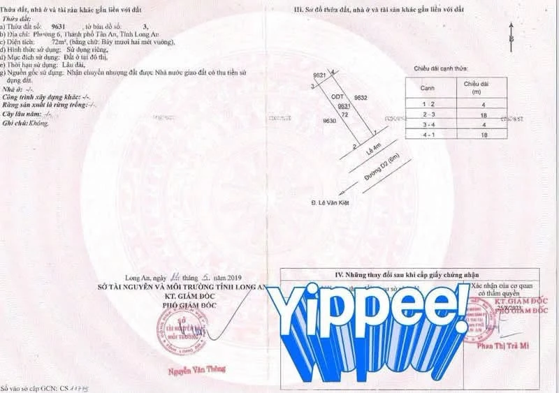 Bán lô đất 72m² đường D2, KDC IDICO2, Tân An Long An - Ảnh thu nhỏ 3