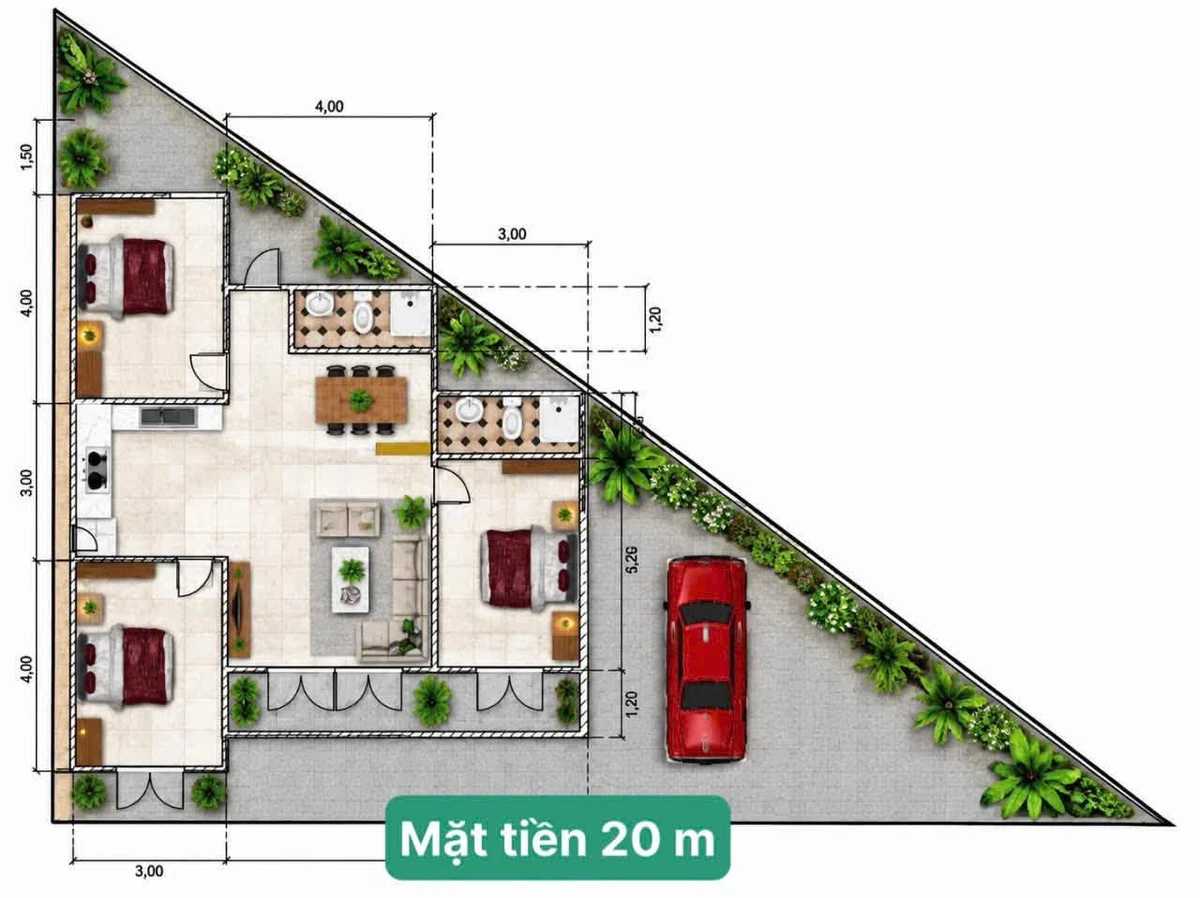 Bán nhà cấp 4 Bảo Vinh Long Khánh 150m2, 3PN 2WC - Ảnh thu nhỏ 3