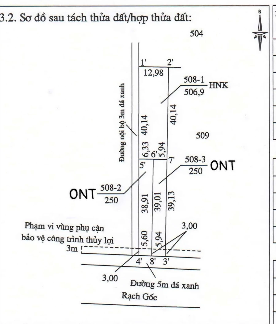 Lô góc 2 mặt tiền 1.000m² view kênh Rạch Góc, Long An - Ảnh 1
