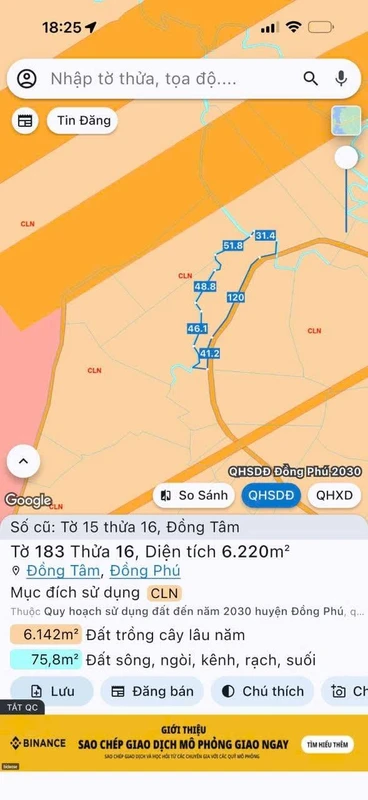 Bán đất mặt tiền 160m² Đồng Phú, Bình Phước 780 triệu