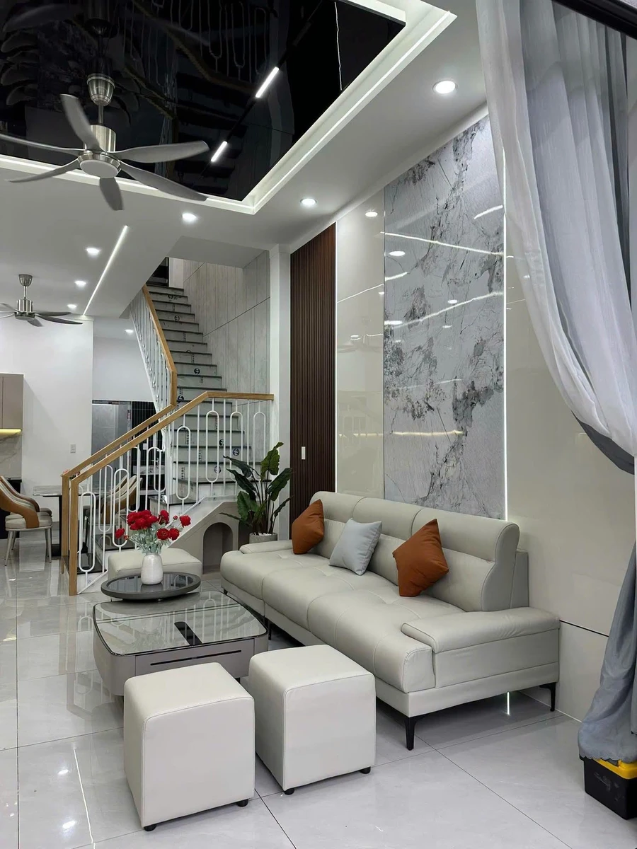 Bán nhà 1 trệt 1 lầu mặt tiền kinh doanh 3PN tặng full nội thất tại Trảng Dài, Đồng Nai - Ảnh thu nhỏ 3