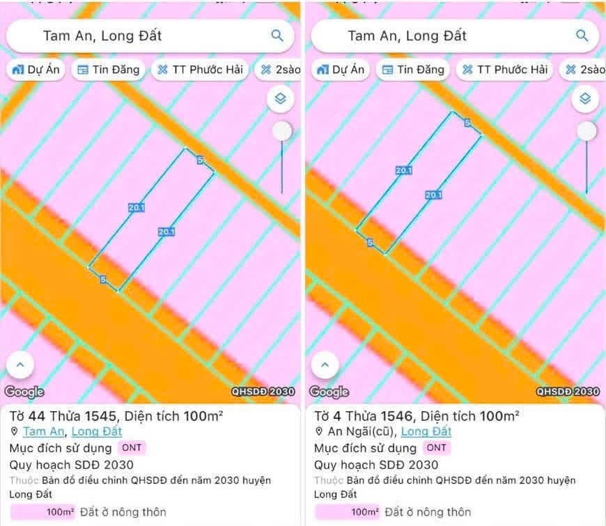 Bán đất Bà Rịa 100m² gần Chợ Bến 1,35 tỷ