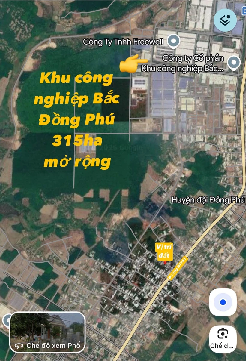 Bán đất nền thổ cư 300m² Phường Đồng Phú 900 triệu - Ảnh 1