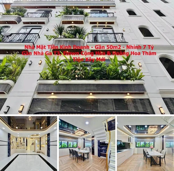 Bán nhà mặt tiền kinh doanh gần 50m2 gần Etown Cộng Hòa, Tân Bình, giá nhỉnh 7 tỷ