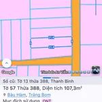 Bán lô đất 107.5 m² Xã Bàu Hàm, Trảng Bom 799 triệu - Ảnh thu nhỏ 2