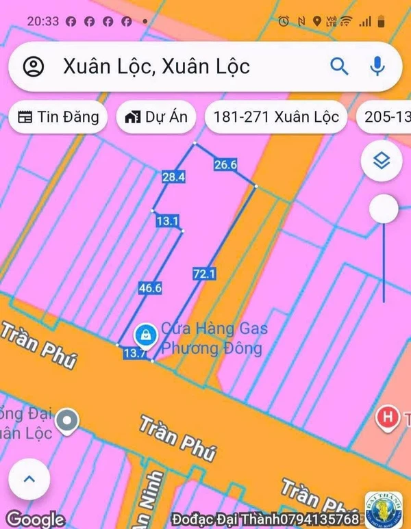 Bán đất 1.3 sào mặt tiền Trần Phú, Khánh Hòa