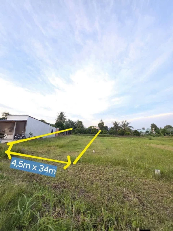 Bán đất hẻm Trường Đông 153m² tại Tây Ninh 390 triệu
