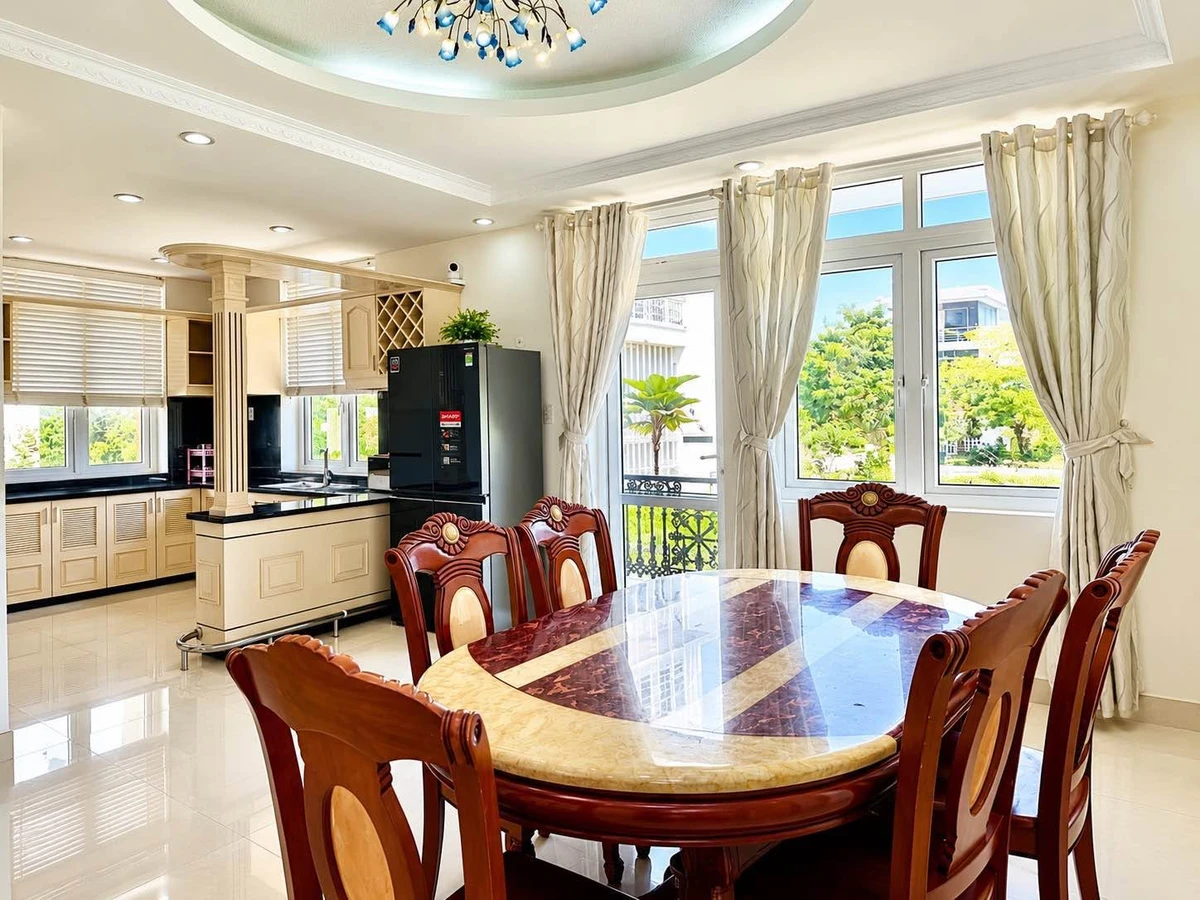 Cho thuê biệt thự An Viên góc 2 mặt tiền 212.5m² 4PN - Ảnh 1