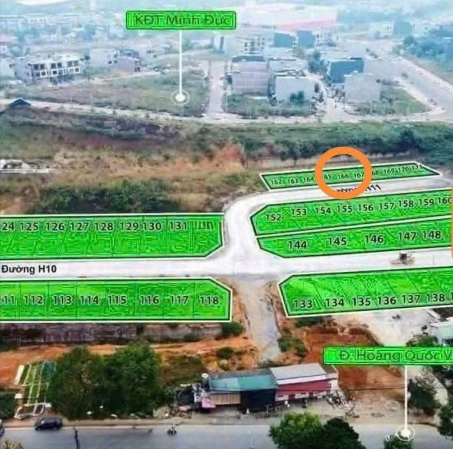 Bán đất xây tự do Đường H11 Cam Đường 107.58m² 1.6 tỷ - Ảnh 1