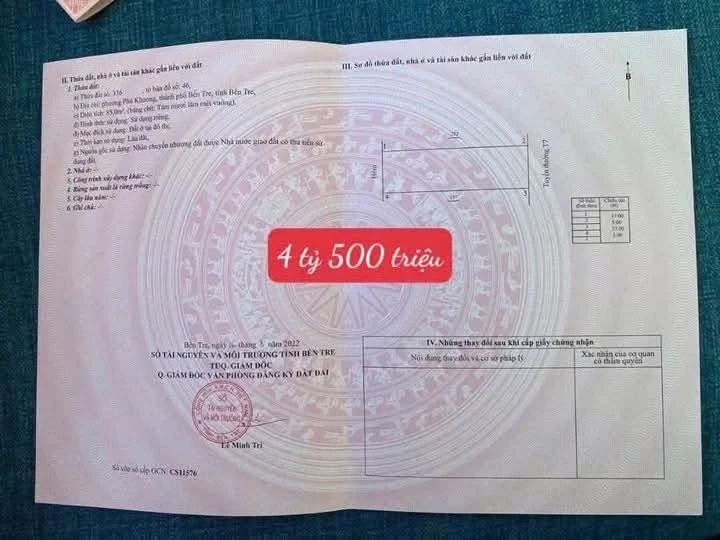 Bán 2 nền liền kề mặt tiền đường số 7 Bến Tre, 85m² và 101.7m² - Ảnh thu nhỏ 3