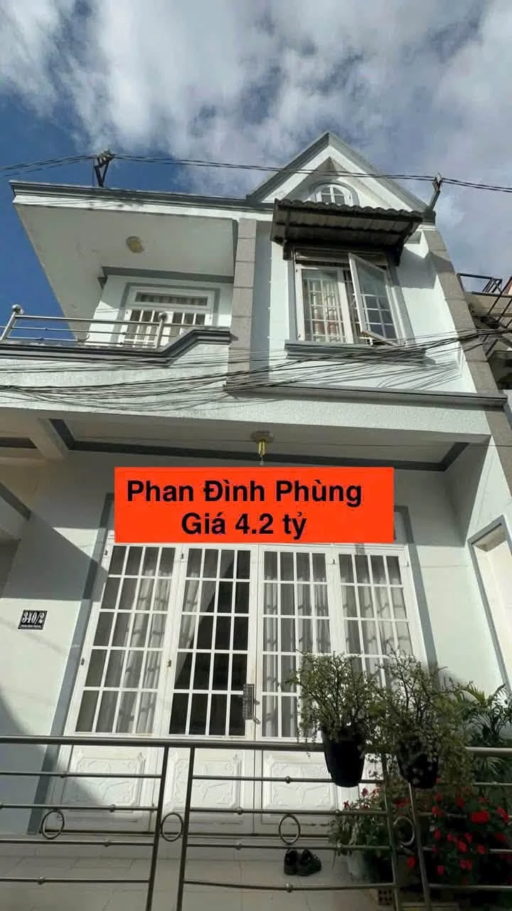 Bán gấp nhà 1 trệt 1 lầu đường Phan Đình Phùng, Phường Xuân Hương, Đà Lạt giá 4,2 tỷ - Ảnh 1