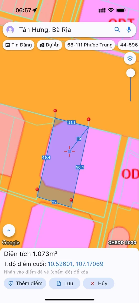 Bán lô đất Văn Tiến Dũng Tân Hưng 1000m2 11 tỷ 800 triệu - Ảnh thu nhỏ 2