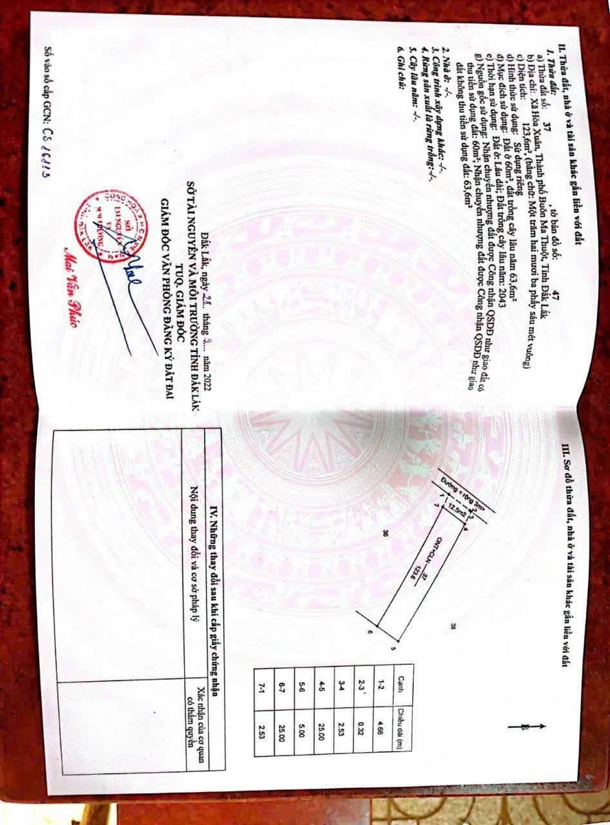Bán lô đất 5x25 hẻm cấp 1 Phan Huy Chú, Hoà Xuân, Đà Nẵng giá 525 triệu/lô - Ảnh thu nhỏ 3