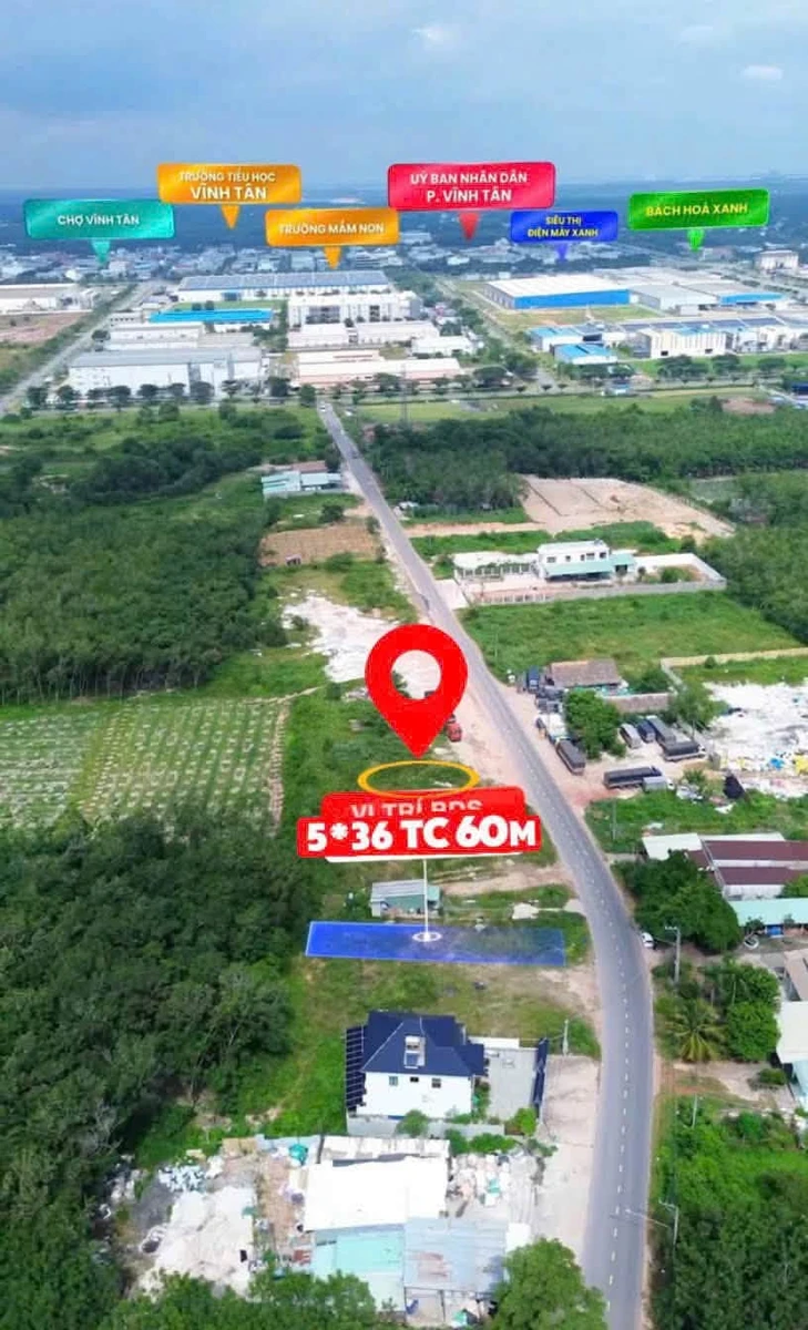 Bán lô đất mặt tiền Trần Đại Nghĩa 175m² 1 tỷ 9 - Ảnh thu nhỏ 2