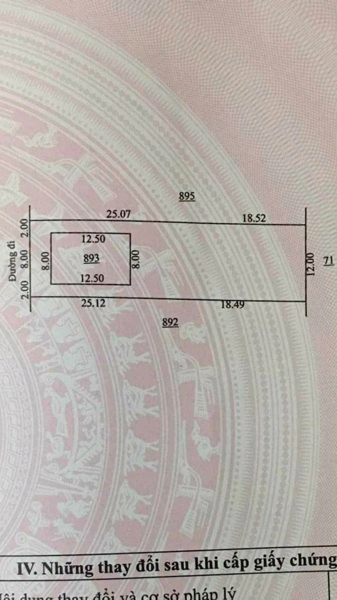 Bán đất nền 423m2 mặt tiền Ba Tri, giá 700 triệu - Ảnh thu nhỏ 3