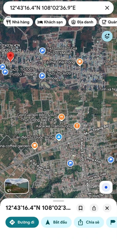Bán đất hẻm Y Moan Buôn Ma Thuột 86m² 1 tỷ 390
