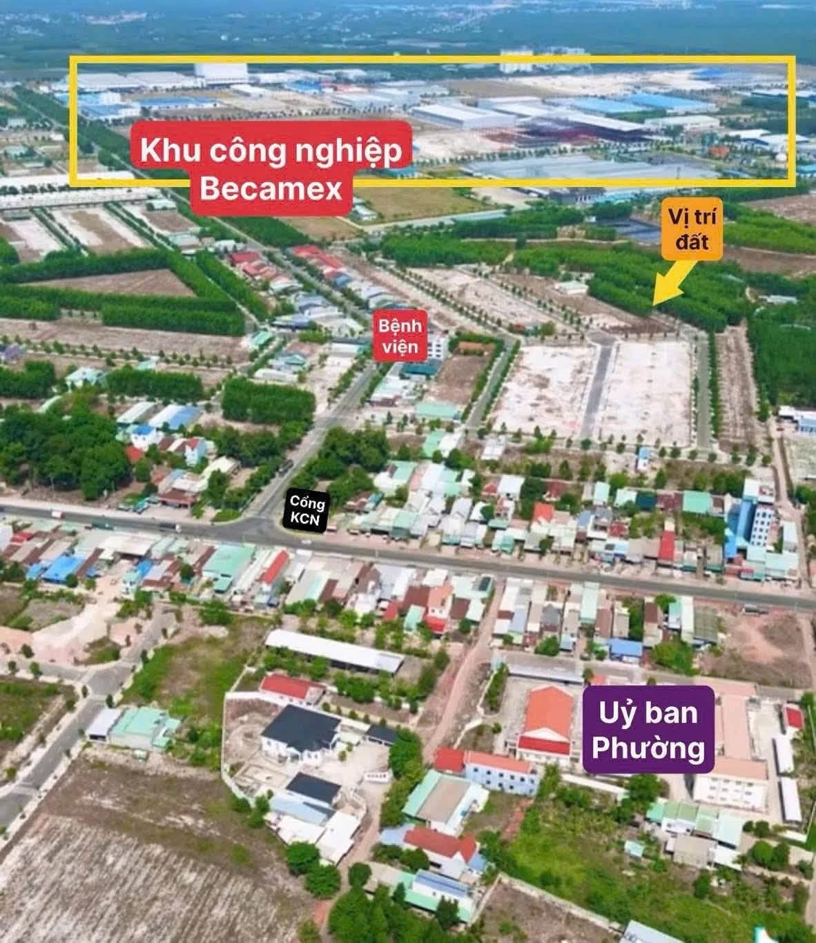 Bán lô đất Becamex giai đoạn 1, 125m², 840 triệu - Ảnh 1