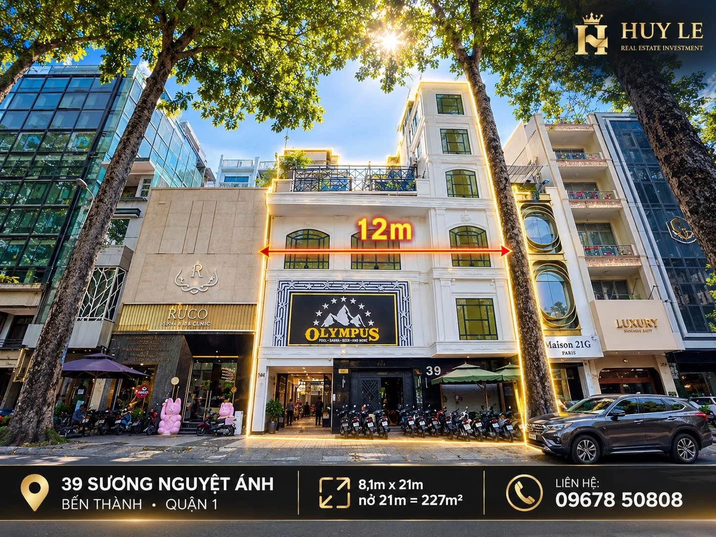 Bán nhà 39 Sương Nguyệt Ánh, 226,9m² đất, 215 tỷ, Quận 1 - Ảnh 1