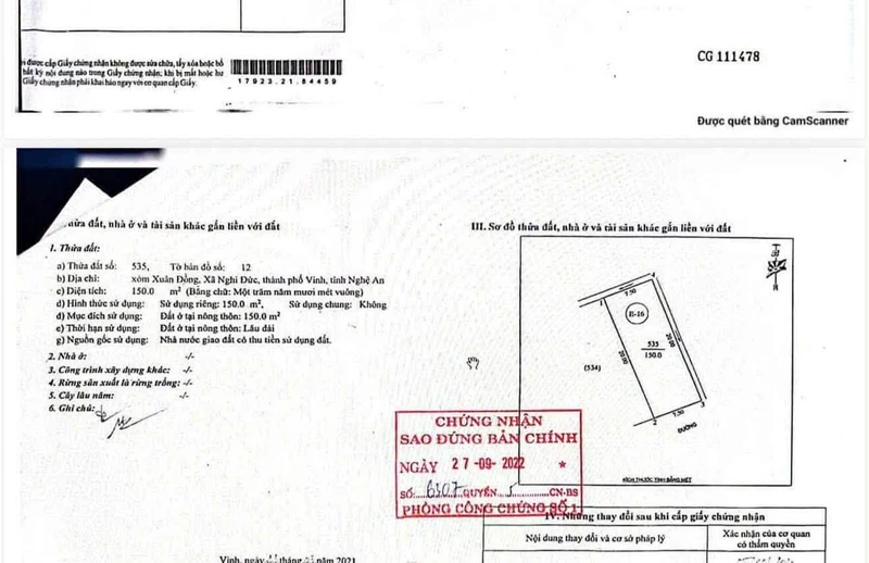 Bán đất đấu giá Xuân Đồng 150m² Vinh Phú