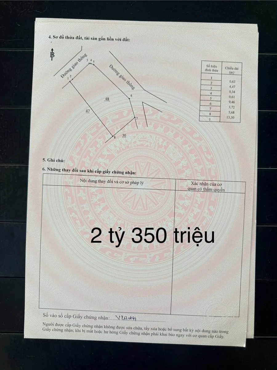 Bán lô đất góc 2 mặt tiền 84m² Trấn Biên - Ảnh thu nhỏ 4