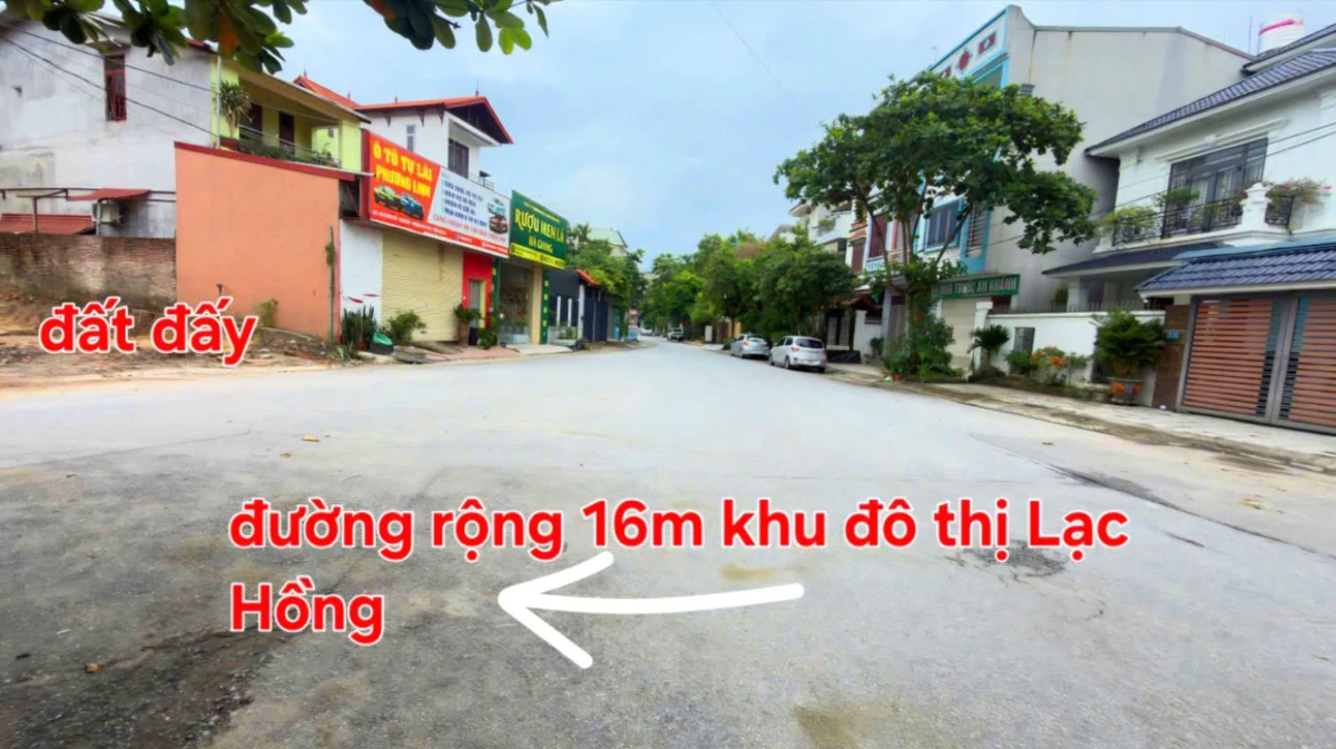 Bán đất 100m² mặt tiền gần Khu Đô Thị Lạc Hồng Vĩnh Yên - Ảnh 1