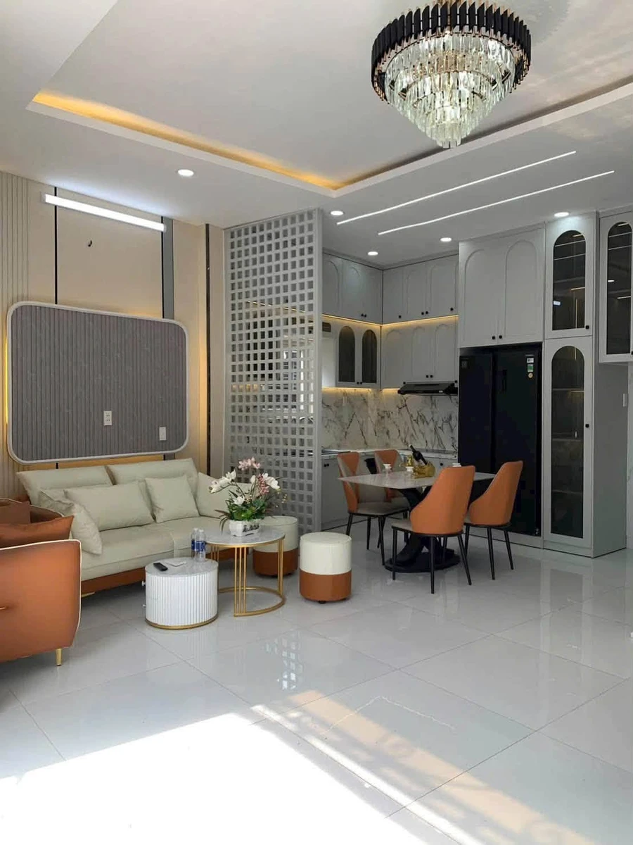 Bán nhà 4 tầng lô góc 55m2, 4PN, đường 7m Huỳnh Tấn Phát, Nhà Bè - Ảnh thu nhỏ 4
