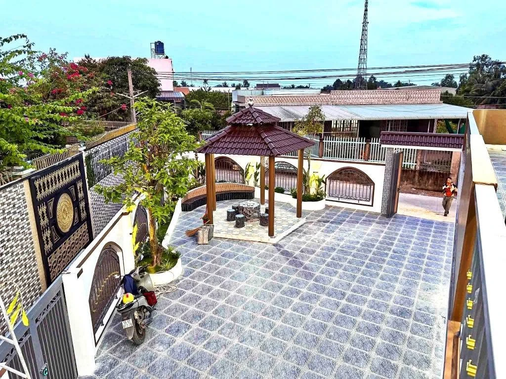 Biệt thự sân vườn 286.5m² lô góc 2 mặt tiền, 3PN, Phước Lý, Cần Giuộc - Ảnh thu nhỏ 2