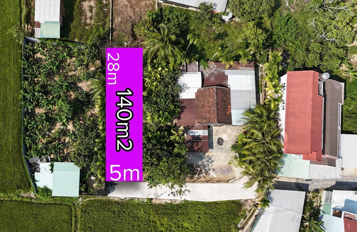 Bán đất thổ 140m2 ngang 5m giá 1,05 tỷ tại Diên Điền, Khánh Hòa - Ảnh thu nhỏ 2