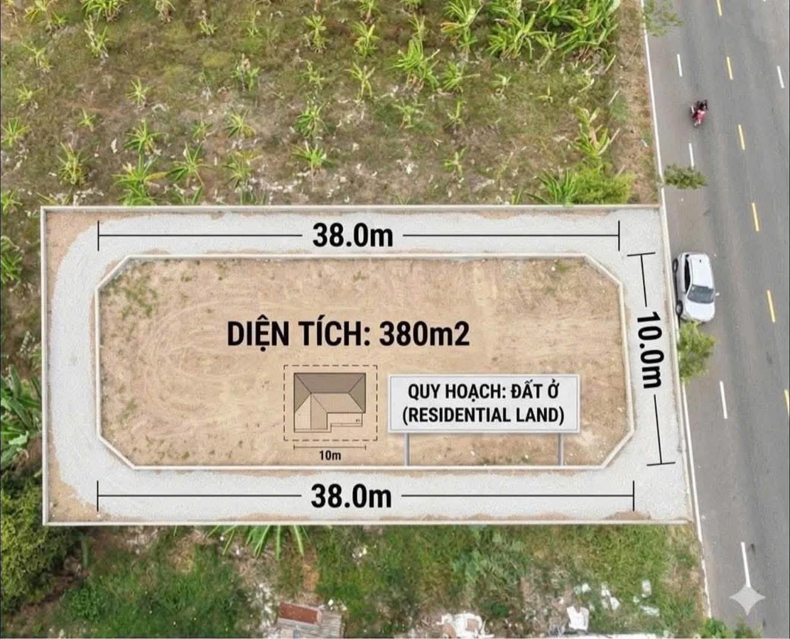 Bán đất mặt tiền 400m2 Phước Hải Bà Rịa Vũng Tàu - Ảnh thu nhỏ 2