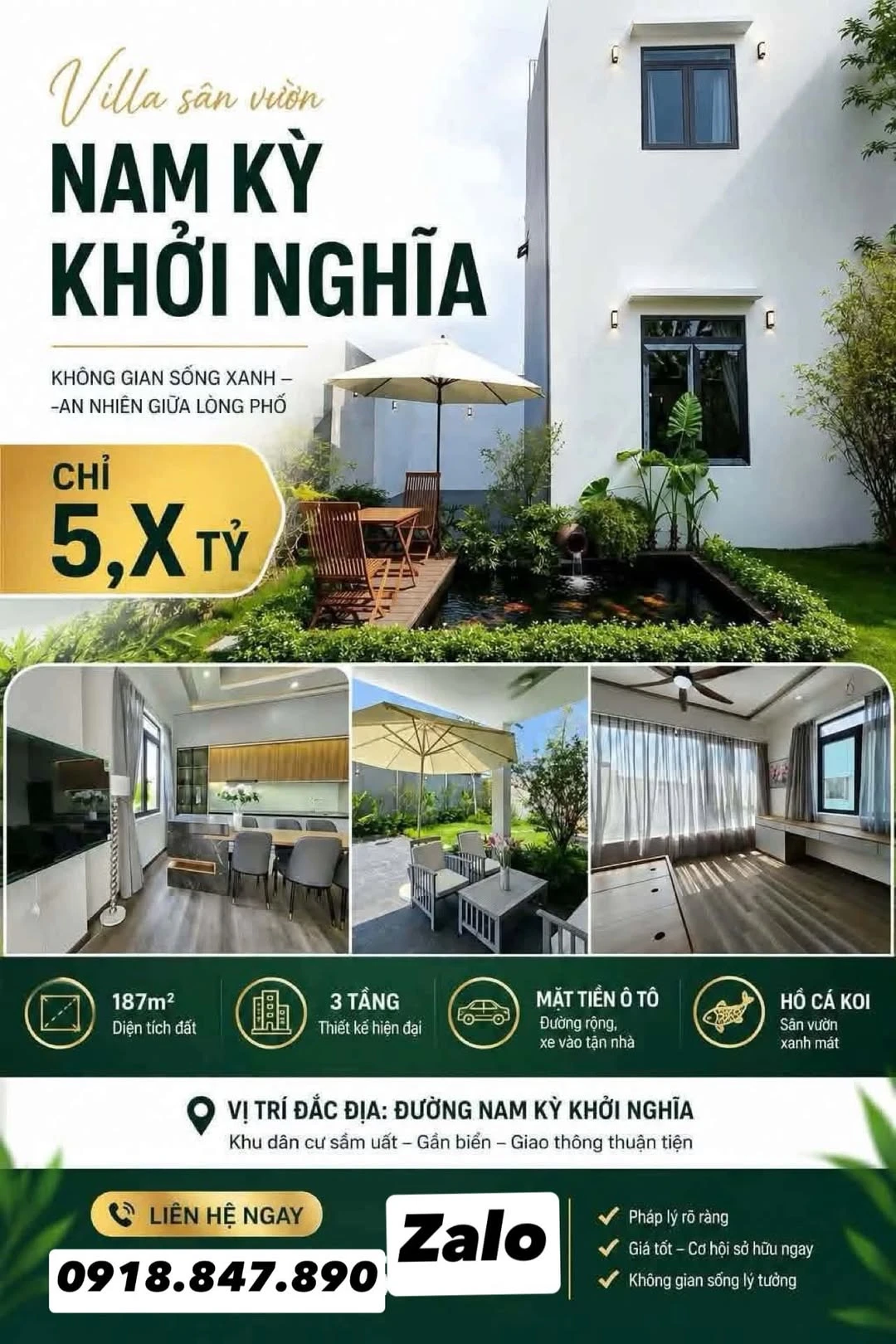Bán villa 4PN 187m2 gần làng ĐH Đà Nẵng - 5.15 tỷ - Ảnh 1