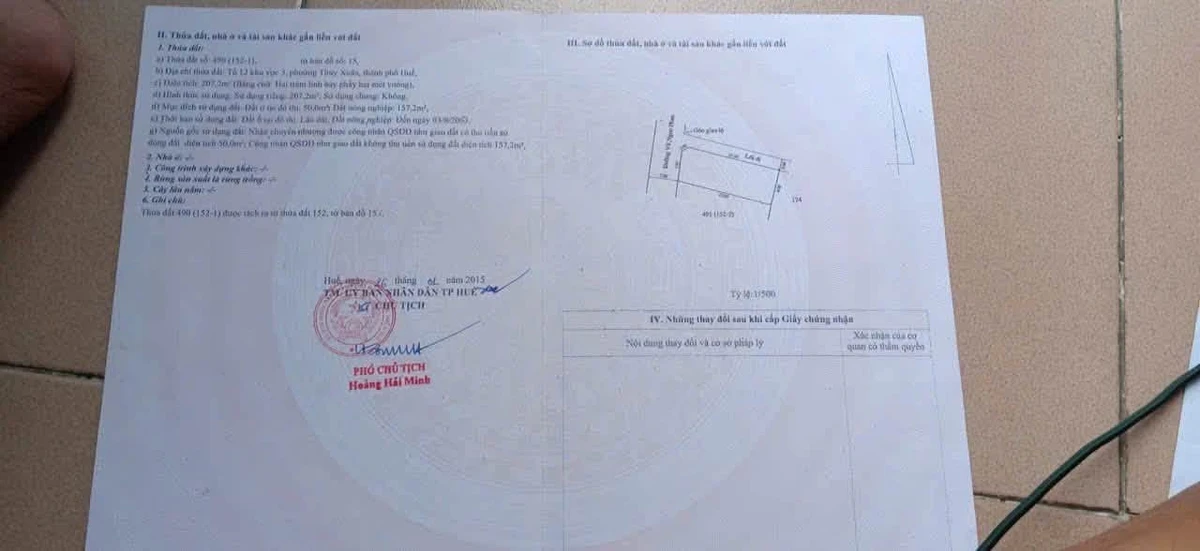 Đất 2 mặt tiền Vũ Ngọc Phan 207m2 giá 2,5 tỷ - Ảnh thu nhỏ 3