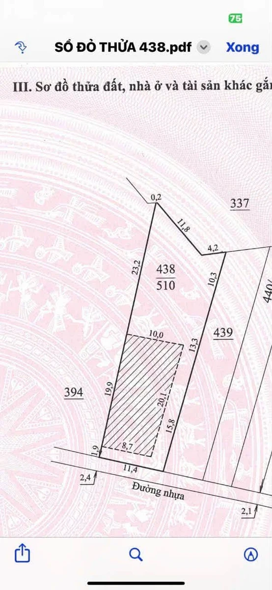 Bán lô đất 510m2 mặt tiền đường nhựa nở hậu, 187m2 thổ cư tại Di Linh, Lâm Đồng - Ảnh 1