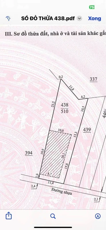 Bán lô đất 510m2 mặt tiền đường nhựa nở hậu, 187m2 thổ cư tại Di Linh, Lâm Đồng