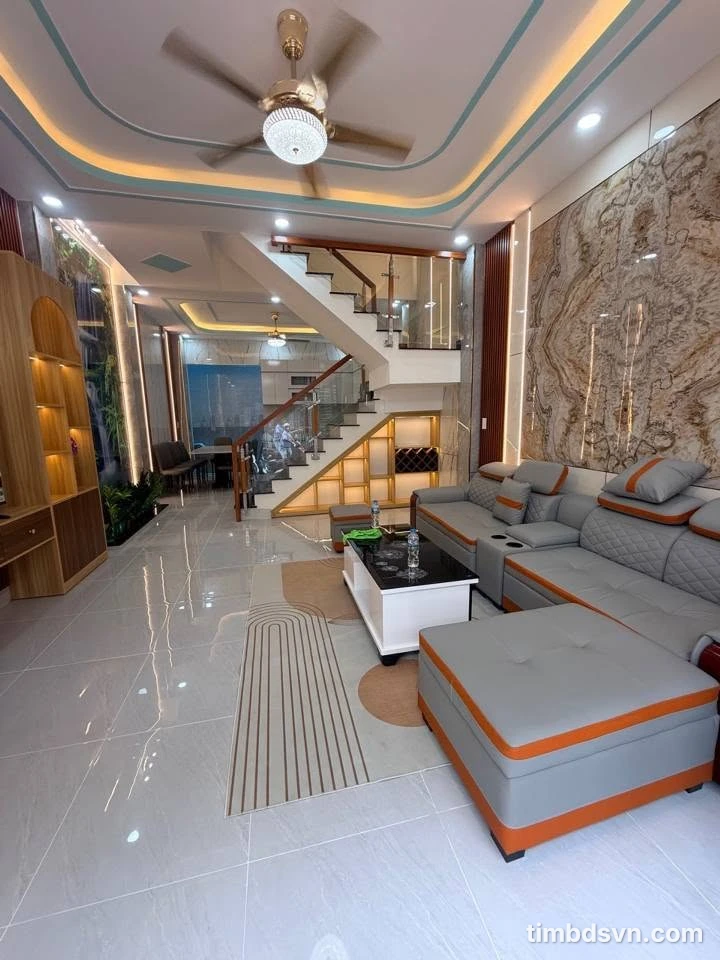 Bán nhà mới 4 tầng 52m2, 4PN, Bình Chánh, giá 5,45 tỷ - Ảnh 1