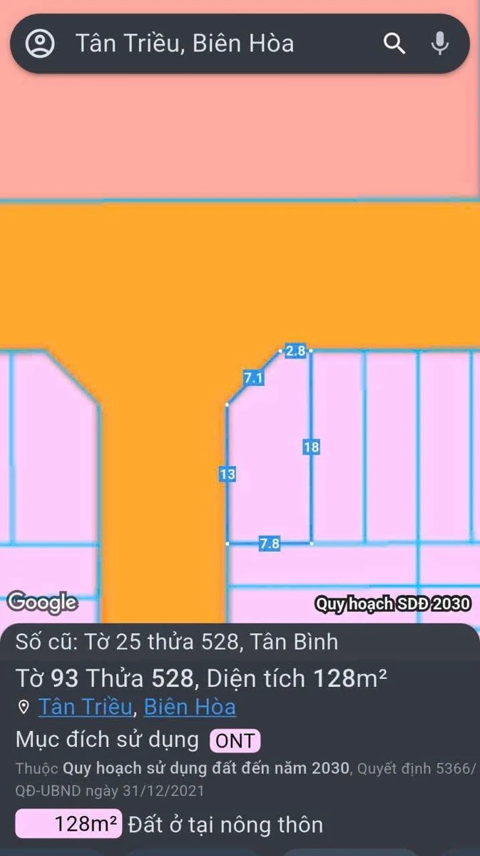 Bán đất Lavender Đồng Nai 140m2 góc 2 tỷ 550 triệu - Ảnh 1