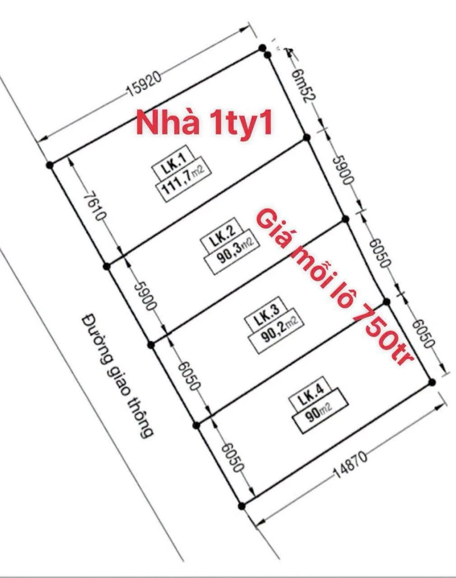 Bán đất Quang Minh Hải Phòng 90m² hơn 700 triệu - Ảnh thu nhỏ 2
