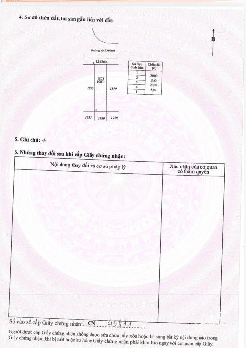 Bán đất nền 100m2 trên đường số 23 (12m) đối diện công viên giá 2tỷ090 tr tại KDC Thái Sơn Long Hậu
