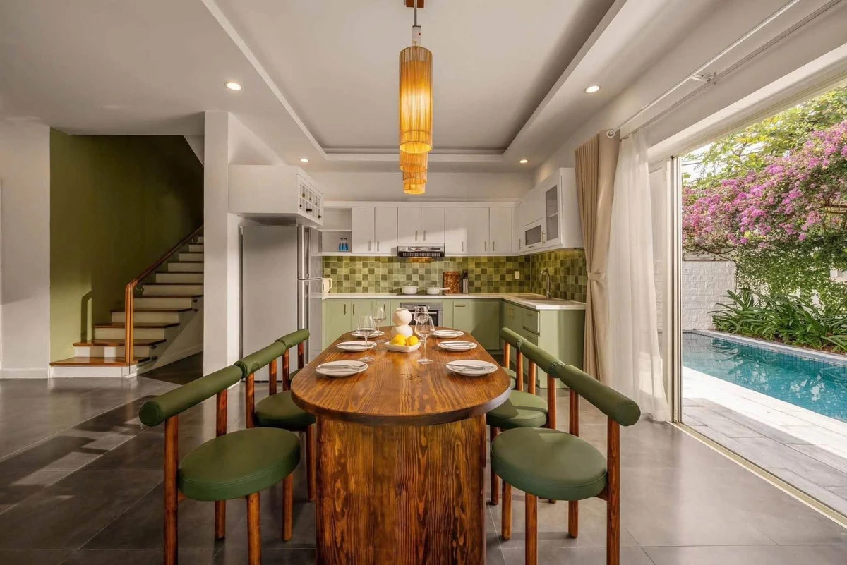 Cho thuê villa 2 tầng sân vườn 400m2 Ngũ Hành Sơn - Ảnh thu nhỏ 3