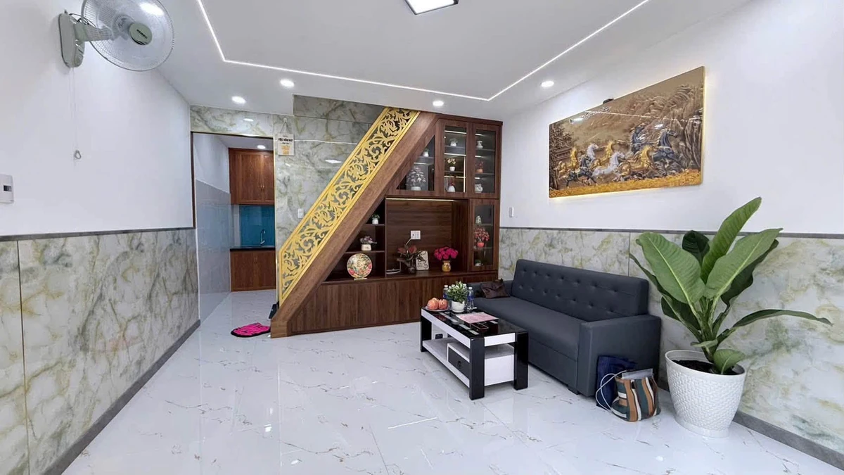 Bán nhà hẻm xe tải 4x8, 1 trệt 1 lầu, 2PN 2WC, đường 26/3 Bình Tân - Ảnh thu nhỏ 4
