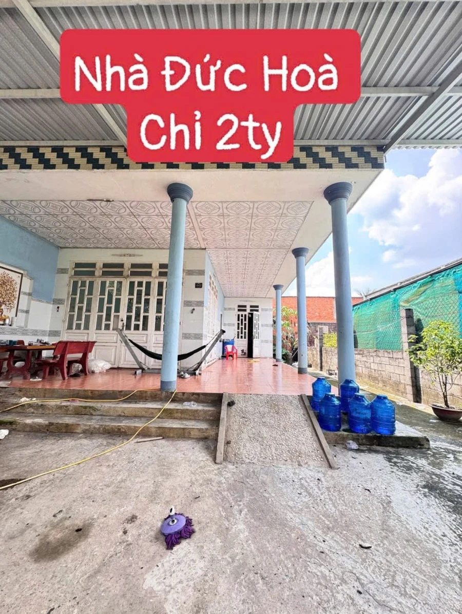 Bán nhà bê tông 190m² Đức Hòa 2 tỷ - Ảnh 1