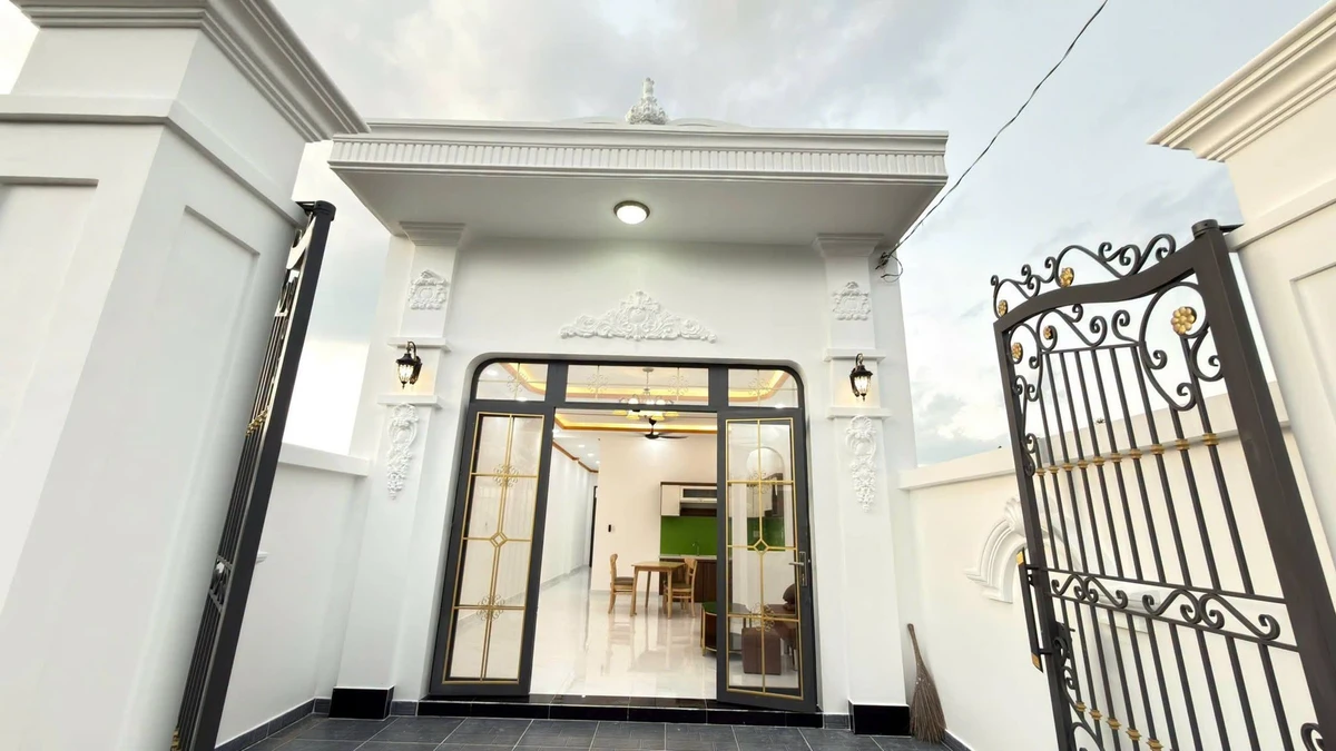 Bán nhà cấp 4 mới 100m2 sổ hồng riêng, Xã Phước Lý, Cần Giuộc, giá 1,5 tỷ - Ảnh thu nhỏ 2