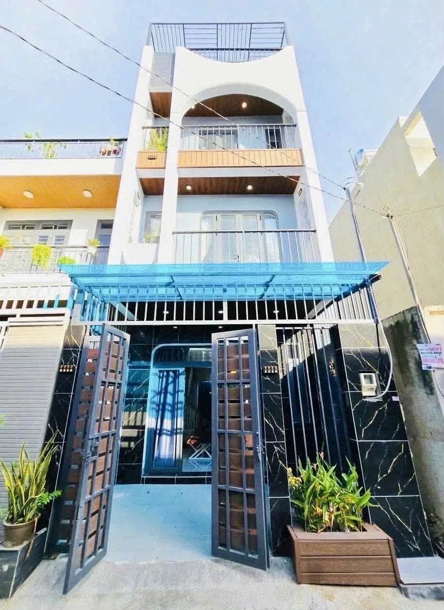 Bán nhà 4 tầng 50,3m² 4PN, Nguyễn Duy Trinh, Q.9 - 4,7 tỷ - Ảnh 1