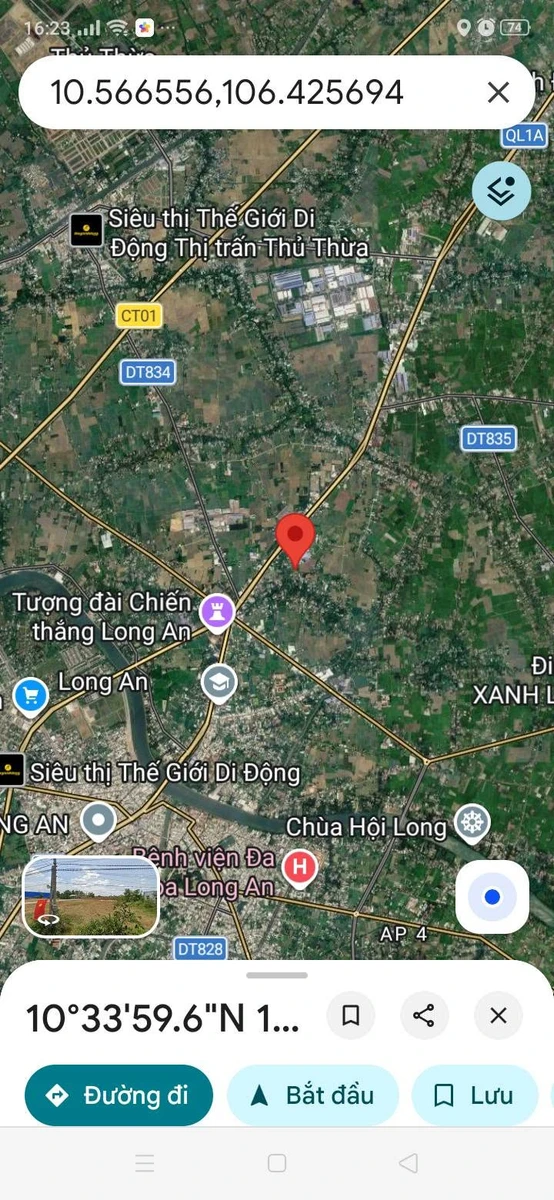 Bán nền đất 140m2 mặt tiền Bình Cang, Tây Ninh 1.2 tỷ - Ảnh 1