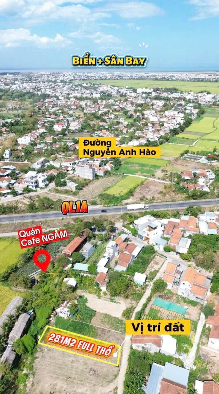 Bán đất 281m2 Khu Phố Phước Lộc, Phú Yên, Bình Chánh - Ảnh 1