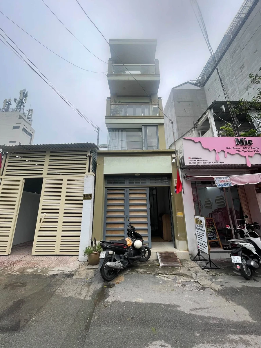 Bán nhà hẻm xe hơi 44,4m² 1 trệt 2 lầu 4PN Bình Quới, Bình Thạnh giá 7,85 tỷ - Ảnh thu nhỏ 2