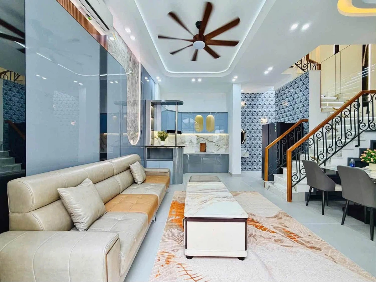 Bán nhà phố 1 trệt 2 lầu 6x11,5m, 4PN, gara ô tô, Phan Huy Ích, Gò Vấp - Ảnh thu nhỏ 4